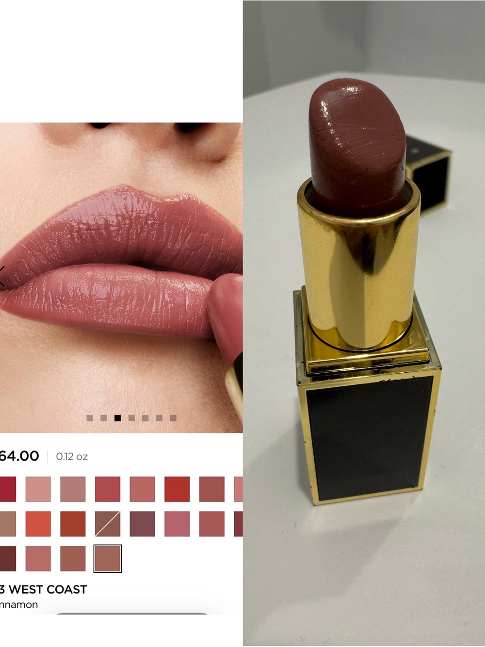 Tom Ford Lip Color N3 West Coast Cinnamon Lipstick